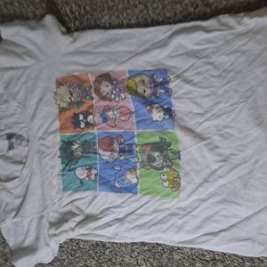 MHA x hello kitty shirt